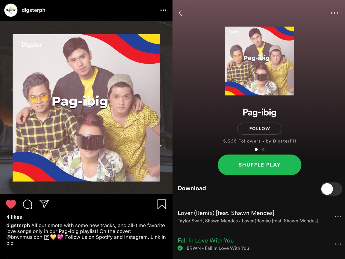 BRWNmusicPH's tweet photo. Our latest single Fall In Love With You (FILWY) is included in Digster PH’s Pag-Ibig playlist. Stream it now on Spotify! 😎 

#FILWY https://t.co/2tMBv3Wm8Y
