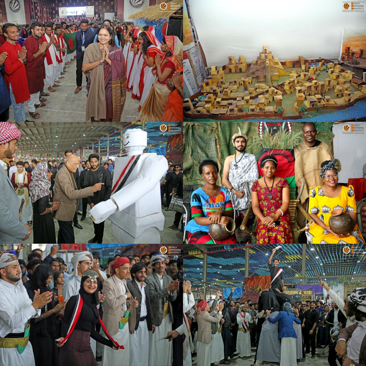 lpuuniversity's tweet photo. We may come from different Nations, we may speak different languages, but our hearts beat as one; we are the #LPUFamily! Take a fancy to these beautiful captures of #LPU's One World 2019 mega fest portraying #unityInDiversity at its best!
#OneWorld2019 #Diversity #ThinkBIG https://t.co/8w20YaZ01U