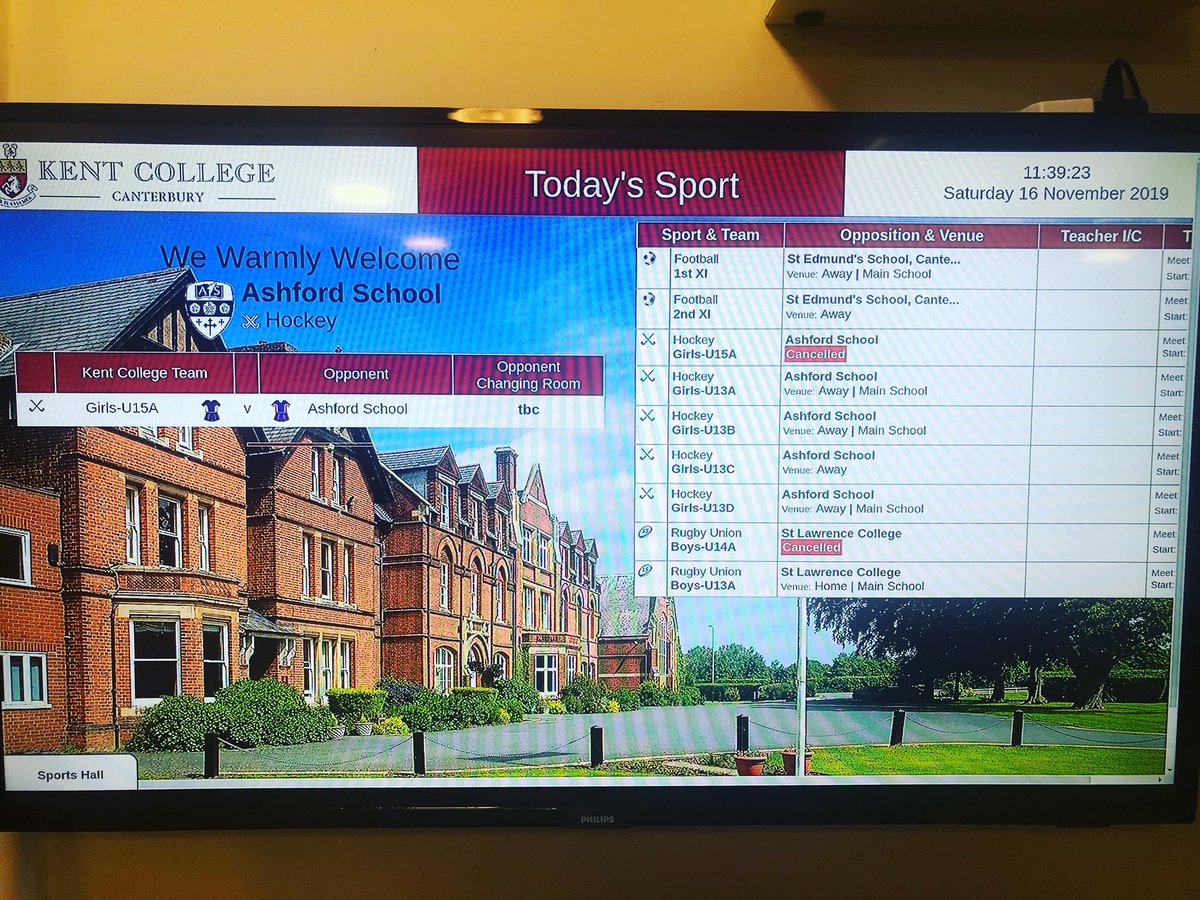 Ready for a full afternoon of sport