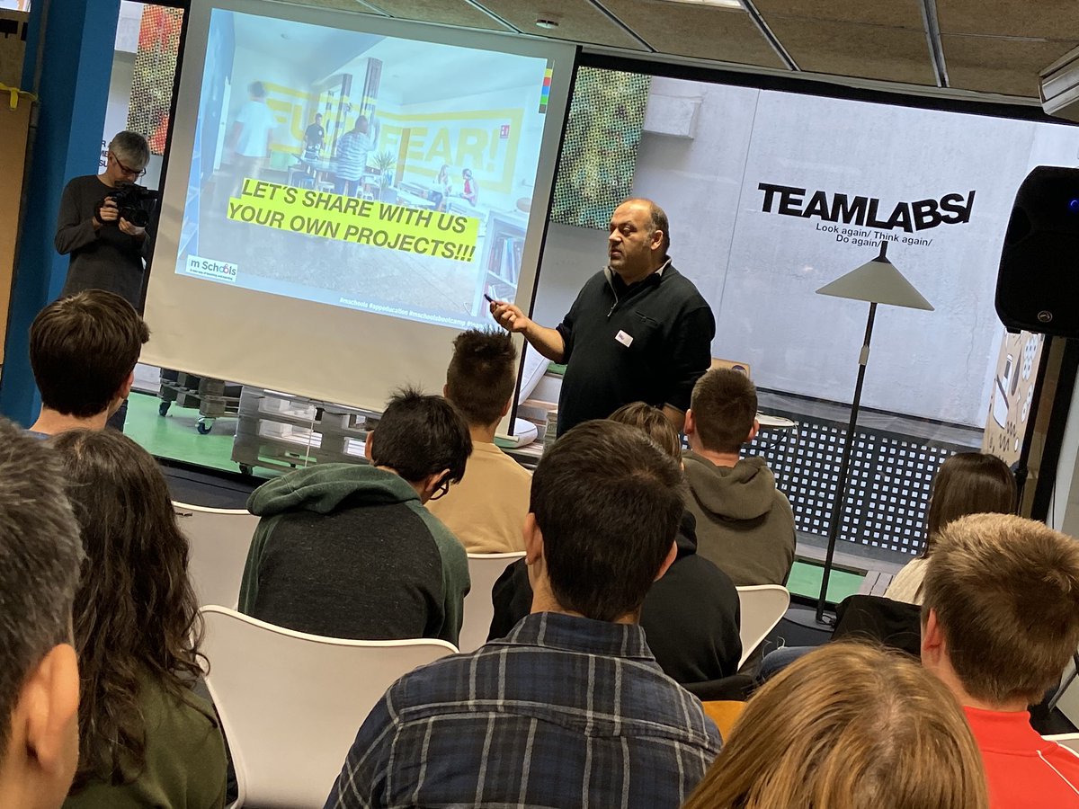 teamlabs's tweet photo. Avui a Barcelona estem amb la primera sessió de #mSchoolsBootcamp!!! 🙌🏻 #mSchools #teamlabs molt bons prejectes i amb moltes ganes de transformar el món! @GSMA @mSchools_MWC https://t.co/jZLy94zWK2