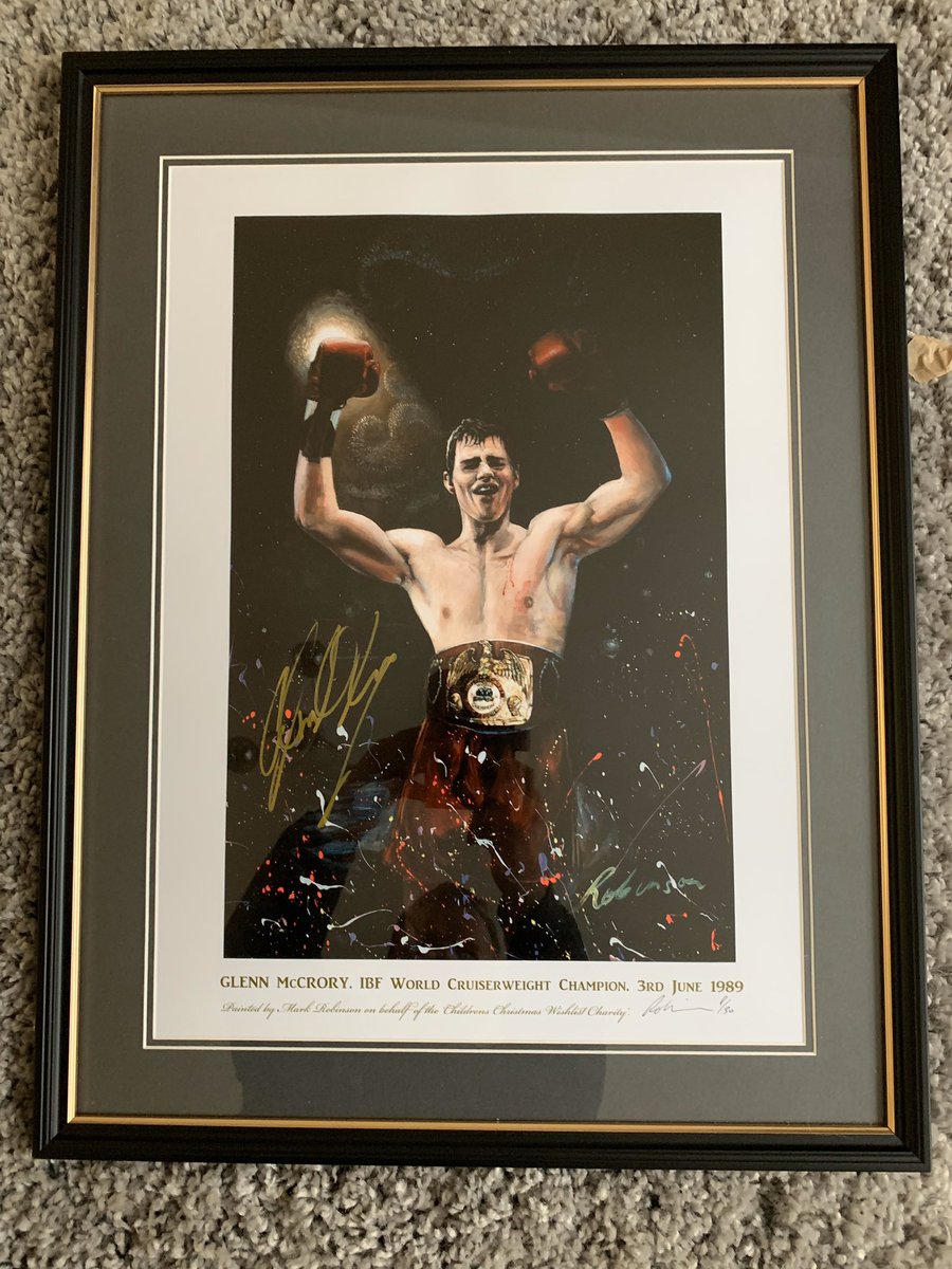 craigcollins20's tweet photo. You could do a #GuessTheAmount £1 a go #ClosestGuess to win 1 off our #SignedLimitedEditionPrints of the #Painting we commissioned by @markgolfart of @Glenn_McCrory #CanSendYouAPrintAndrea 👍 https://t.co/OT3eySquIs