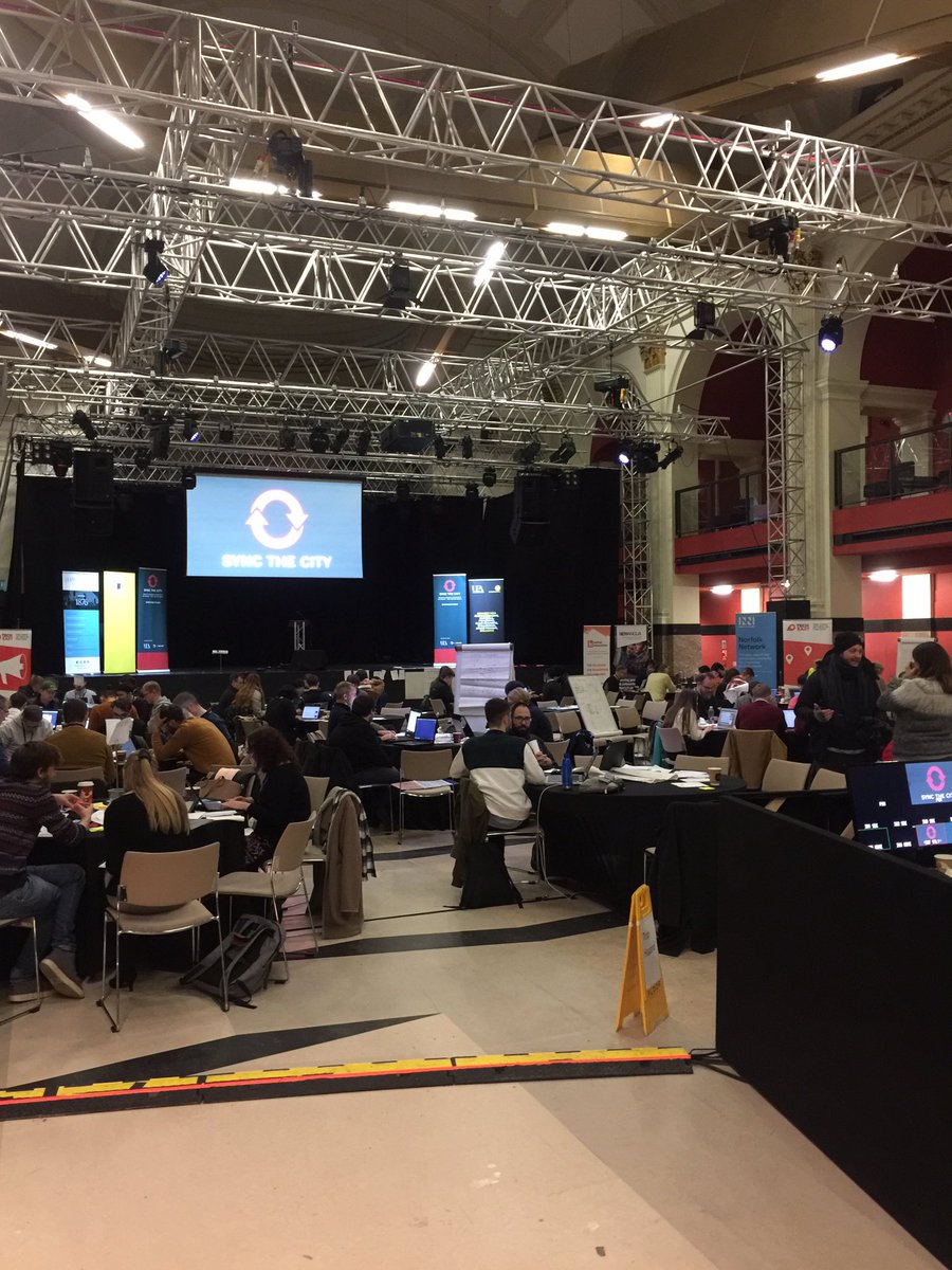 _MatthewHodgson's tweet photo. Day 3 in full swing! 
#SyncTheCity #astarlearning @SyncNorwich @OPENNorwich https://t.co/gpLzCr6t1n