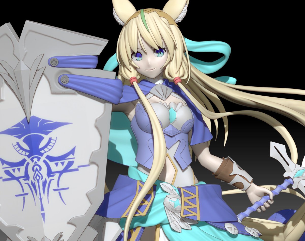 シャドバのミストリナ作りました！ #Zbrush #シャドウバース