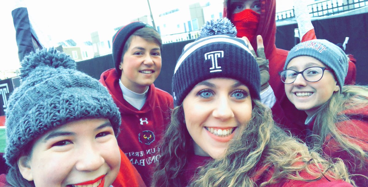 TU Guard is up and ready for GAMEDAY!! #TempleTuff #TUTuff