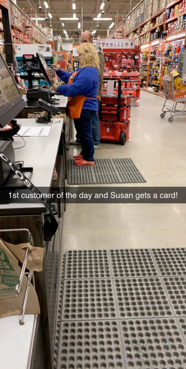 Way to start the day off! #RTB <a href="/NateReger_THD/">Nate Reger</a> <a href="/hepner_steve/">Steve Hepner</a> <a href="/SusanBarker007/">Susan Barker</a> <a href="/AngeliqueW_THD/">Angelique Wilson</a> <a href="/kstolie/">Kstolie</a> <a href="/mjhertzfeld/">Morgan Hertzfeld</a>