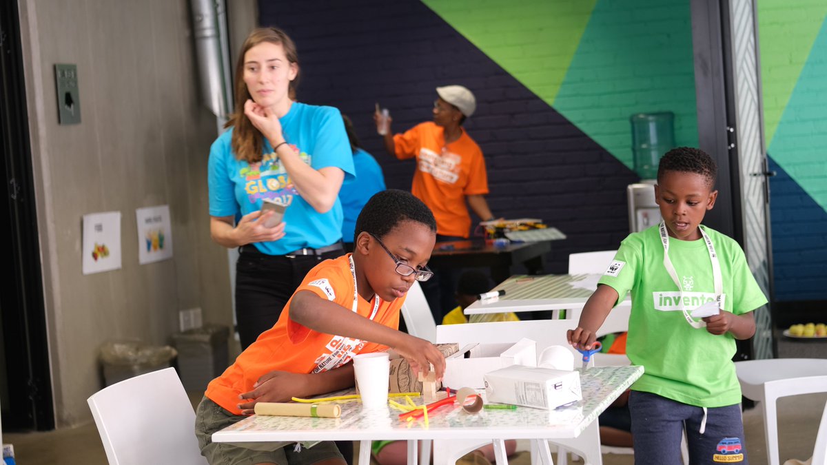 Our #GlobalDesignathon participants at <a href="/WWFSouthAfrica/">WWF South Africa</a>  bringing their ideas to life. We cant wait to see what the future holds for us😁