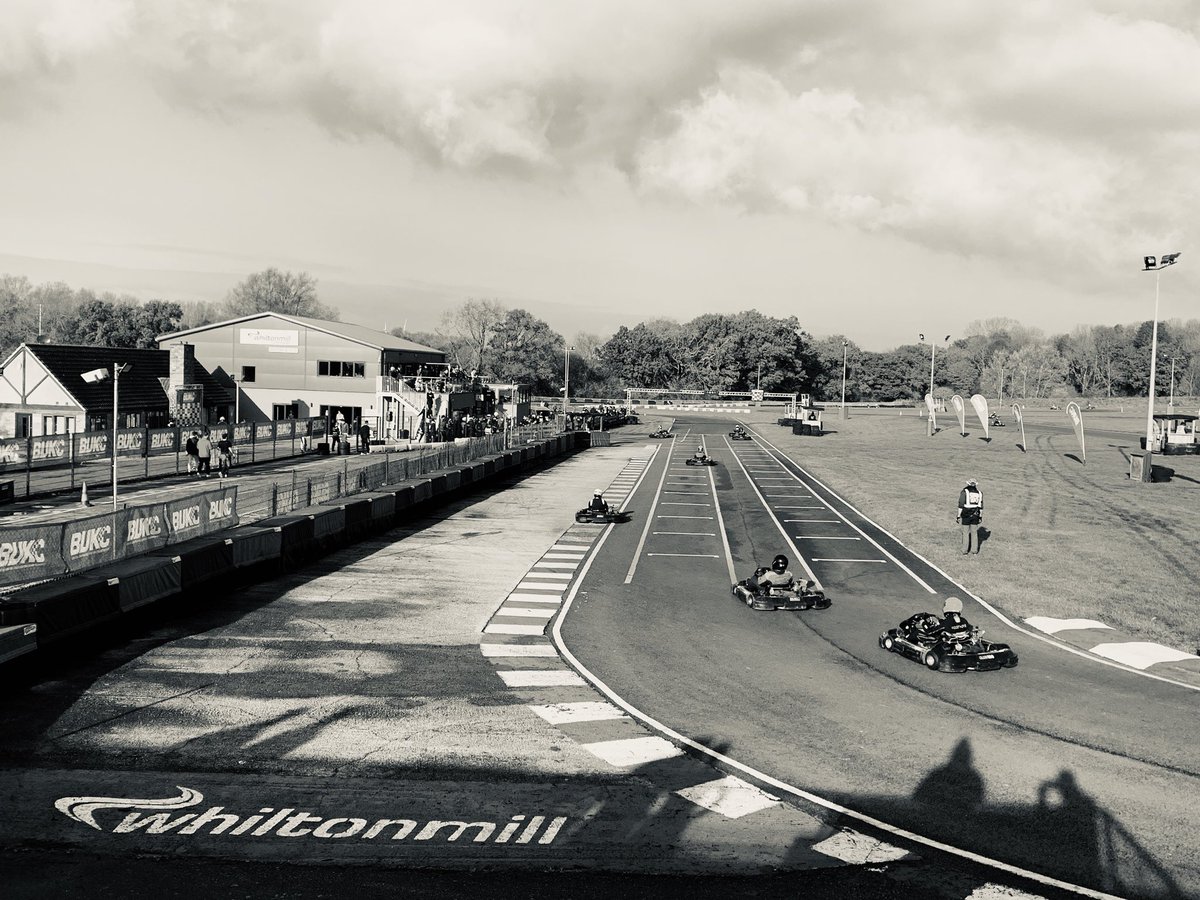 Perfect conditions today @whiltonmill for @theBUKC qualifiers Some great racing too! #BUKC2020 #karting #motorsport