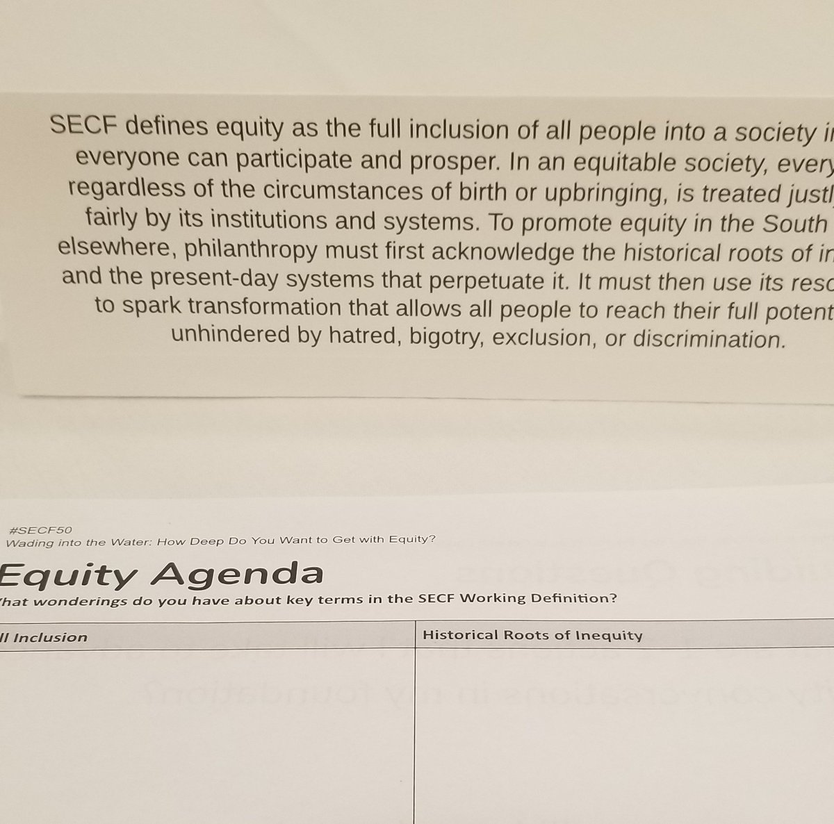 maddoxfundTN's tweet photo. Southern foundations talk about equity @secftweets in Atlanta. We are bringing ideas back to Nashville as well as a vision for a different way to live together. Join us.
#SECF50
#secf https://t.co/u8GLvLs7St