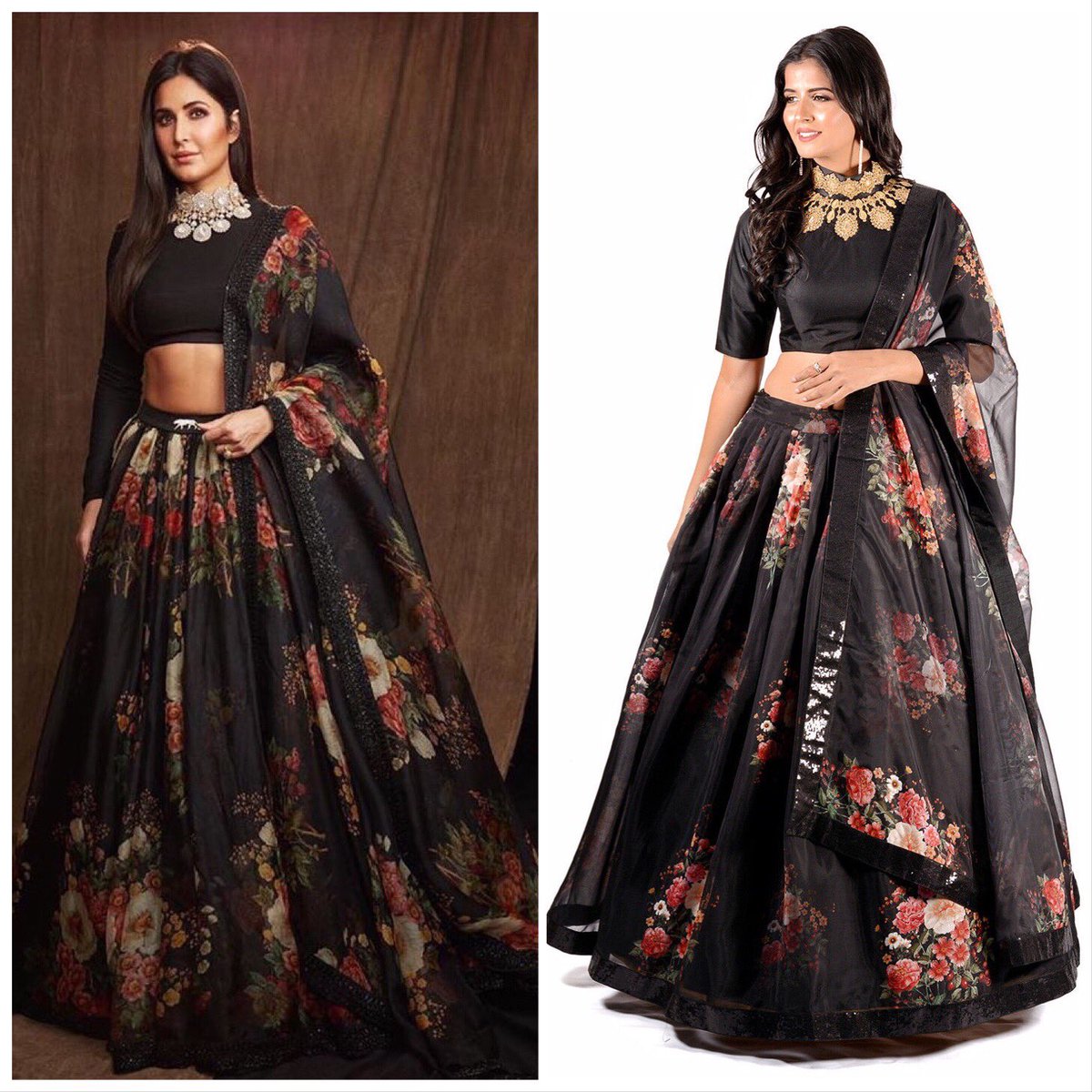 UtsavFashion's tweet photo. If you wish to dress up like a star then don’t miss this Katrina inspired digital printed lehenga in black!
Shop the link: https://t.co/WsAipTi7NG
#black #cocktaildress #bollywood #katrinakaif #ethnic #fashioninspiration #modernyetrooted #celebratetheindianexperience #reception https://t.co/PLaF9TpB0j