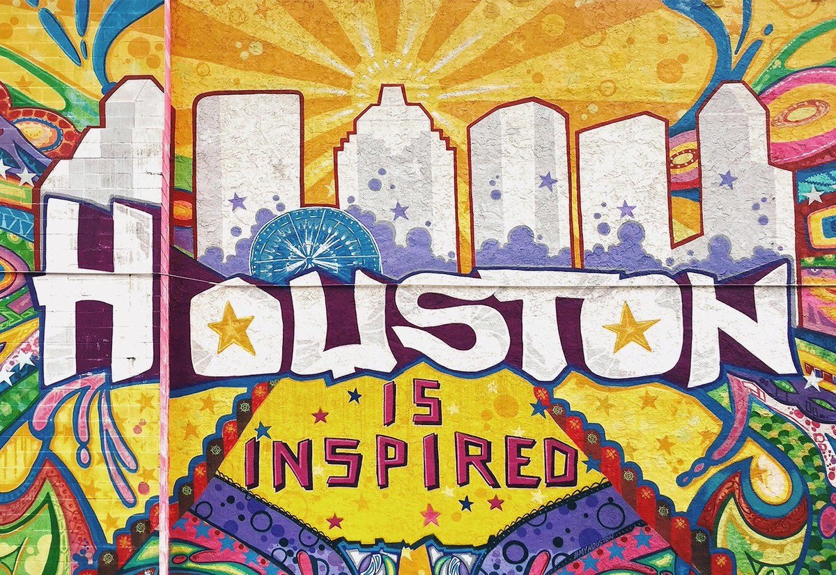 JWHoustonDwtn's tweet photo. Looking for the right place to snap that perfect shot? Explore downtown Houston during your stay with us to find vibrant backdrops for your perfect photos/selfies, like the “Houston Inspired” mural, painted by @gonzo247
#JWHoustonDWTN #DowntownHouston #GraffitiArt #HoustonMural https://t.co/pzzgUzCJL7
