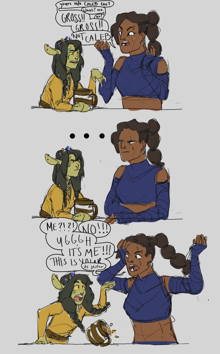 It's official, I can only draw the most ridiculous moments of the show, and that's okay
#CriticalRole #CriticalRoleSpoilers #criticalrolefanart 