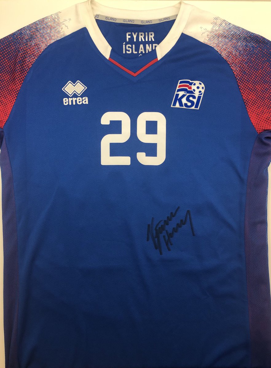 CharityShirts.is (@charityshirtsis) on Twitter photo 👑 Athlete - <a href="/kjahfin/">Kjartan Henry Finnbogason</a>
⚽️ Shirt - Iceland National Team (vs. Peru 2018)
💸 Lottery Ticket - 1000kr ISK
❤️ All donations will go to: Barnaspítasjóður Hringsins
🕖 Lottery Draw : 19:00 18 November ! Monday
charityshirts.is
<a href="/KRreykjavik/">KR Reykjavik FC</a> <a href="/Vejle_Boldklub/">Vejle_B_Kolding</a> 👑 Athlete - <a href="/kjahfin/">Kjartan Henry Finnbogason</a>
⚽️ Shirt - Iceland National Team (vs. Peru 2018)
💸 Lottery Ticket - 1000kr ISK
❤️ All donations will go to: Barnaspítasjóður Hringsins
🕖 Lottery Draw : 19:00 18 November ! Monday
charityshirts.is
<a href="/KRreykjavik/">KR Reykjavik FC</a> <a href="/Vejle_Boldklub/">Vejle_B_Kolding</a>