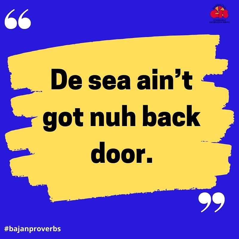 gisbarbados's tweet photo. #bajanproverbs #Barbados🇧🇧 #246 #blueyellowblack #gisbarbados https://t.co/DYXWsMAJ0i