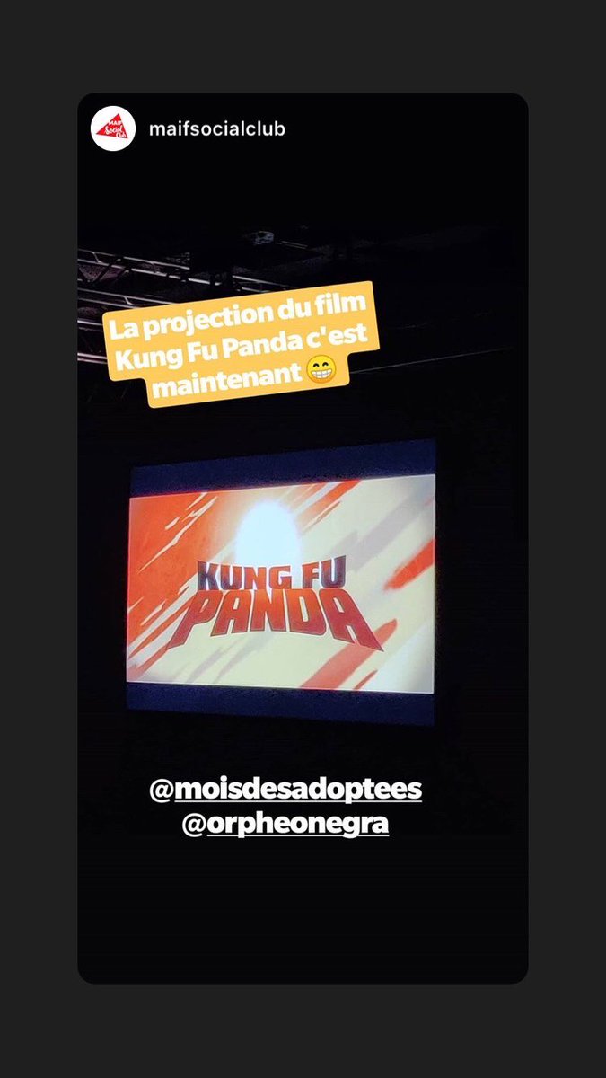 MoisDAdopte_e_s's tweet photo. Et maintenant, place au cinéma!
#KungFuPanda c’est parti!!!

#dearadoption #flipthescript #adopteeson #adopteevoices #naam #NAAM2019 #AdopteeRights #adoptee #NationalAdopteeAwarenessMonth
#NationalAdoptionAwarenessMonth https://t.co/aOJfE1Dnhy