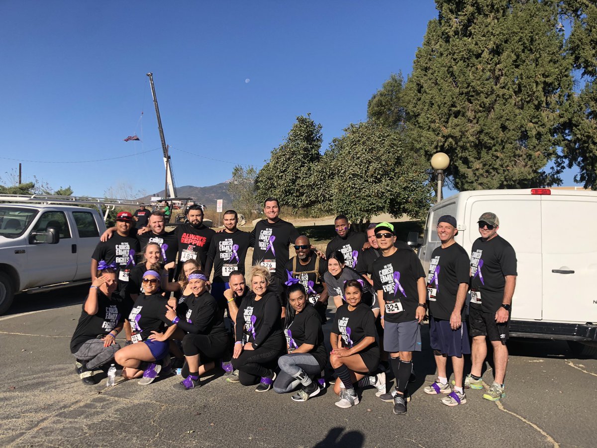 RobMcCoy16's tweet photo. TEAM #CJUHSD @SBSDMudRun!! Getting muddy and showing support for our family members fighting the battle! https://t.co/uUJWE6b19S