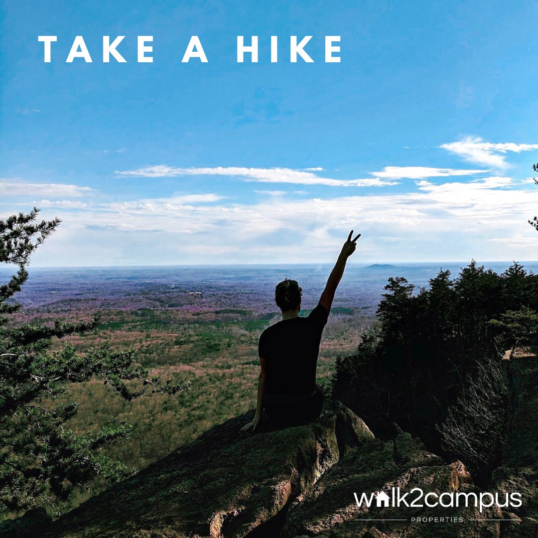 Walk2Campus_WU's tweet photo. Tomorrow is National Take a Hike Day! Crowders Mountain is a short 55 minute drive from Rock Hill. Get outside and get those endorphins flowin'. Tag us in your hiking pictures to win a coffee mug! 🌿🦋☕ #closelife https://t.co/CHtWC66f8R
