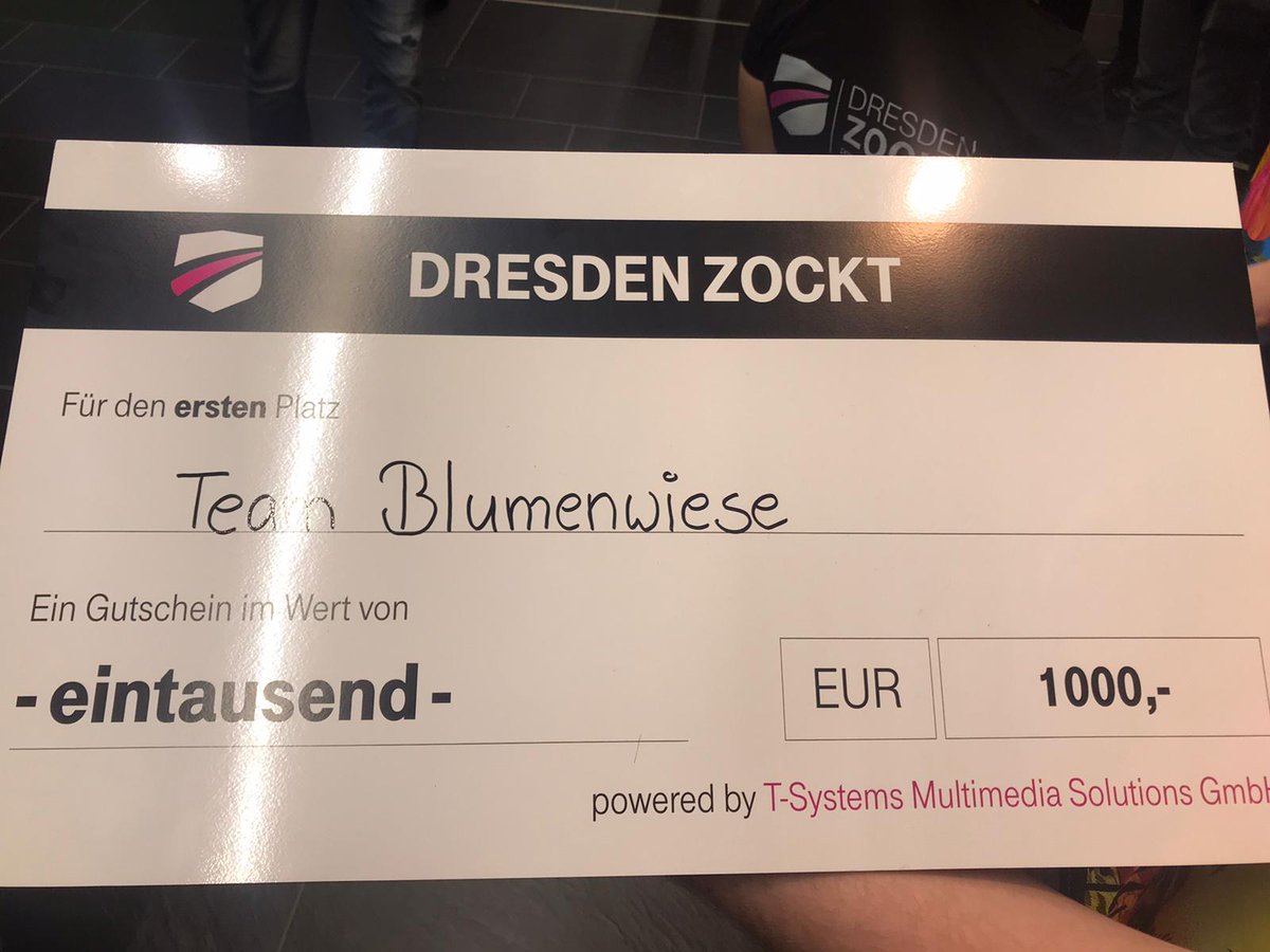 Eintausend Euro gewonnen, gelernt aber leider nichts. 

Blumenwiese Lan-Wins: 2/2 
🏆🏆