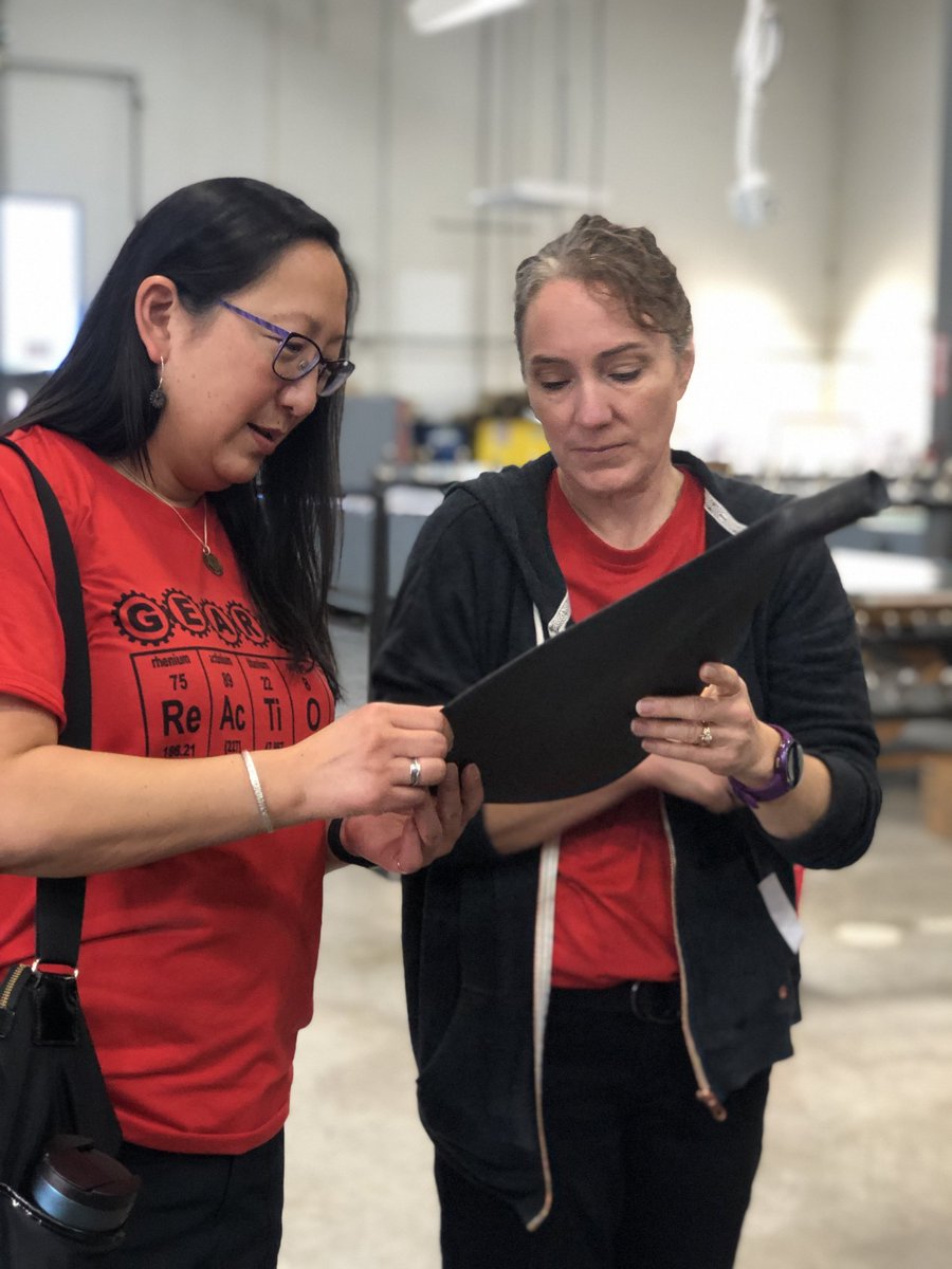 gearedreaction's tweet photo. Earlier this week, our team was able visit our sponsor Protech. It was really amazing since they are one of the few carbon fiber manufacturing company in the United States
#carbonfiber #protech #firsttechchallenge #omgrobots #werunion https://t.co/fgSHInmmyb
