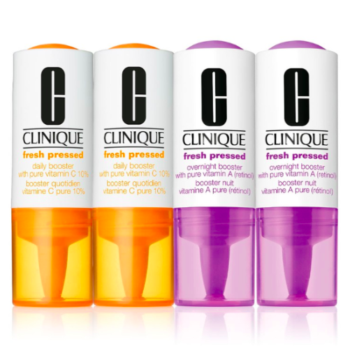 davelackie's tweet photo. I'm giving away this Clinique Fresh Pressed Skincare set with Vitamin C &amp; Vitamin A Boosters. Very good products. To enter, RT &amp; follow @davelackie https://t.co/Uv012zxwBF