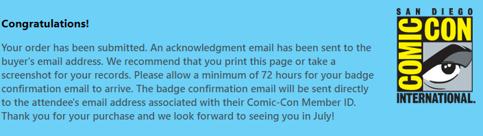 TravellingBeard's tweet photo. It's so...beautiful...three long years. The wait is over. Congratulations indeed.
#SDCC #SDCC2020 #OPENREG2020 @Comic_Con https://t.co/KqsTYoNEcU