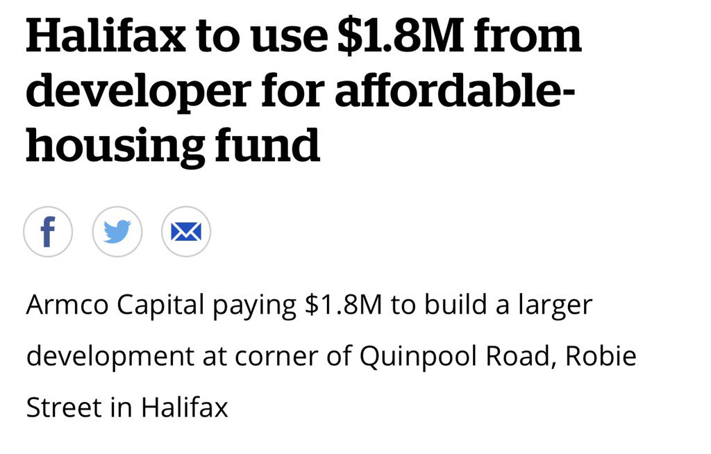 SayNoStadium's tweet photo. . @CBCNS Did you know @MLAChuckPorter is the reason @hfxgov had to take $ over 20 affordable housing units? #Halifax https://t.co/09ENhP7srs