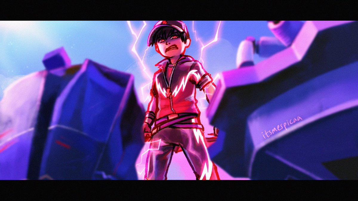 Fusion Gambar Boboiboy Frost Fire 