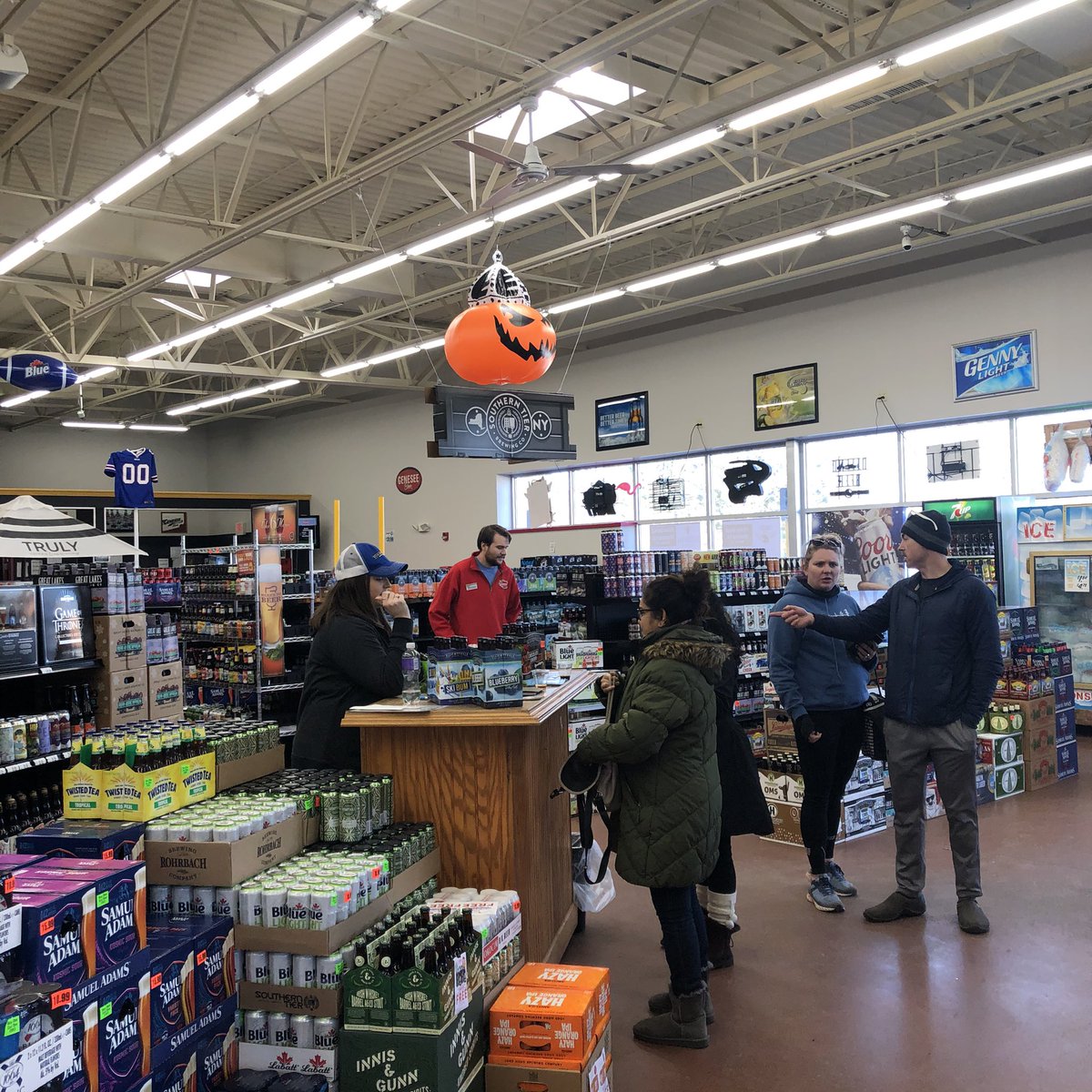 Join in on the fun at our West Amherst location. (3160 Niagara Falls Blvd.) Devon from EBC is doing a tasting and Brent is doing tasting on the $15.99 BOGO Labatt Blue Light Mixer packs. Plus, we have 2X the growler points this weekend for 64oz fills. #BuffalosBeerStore