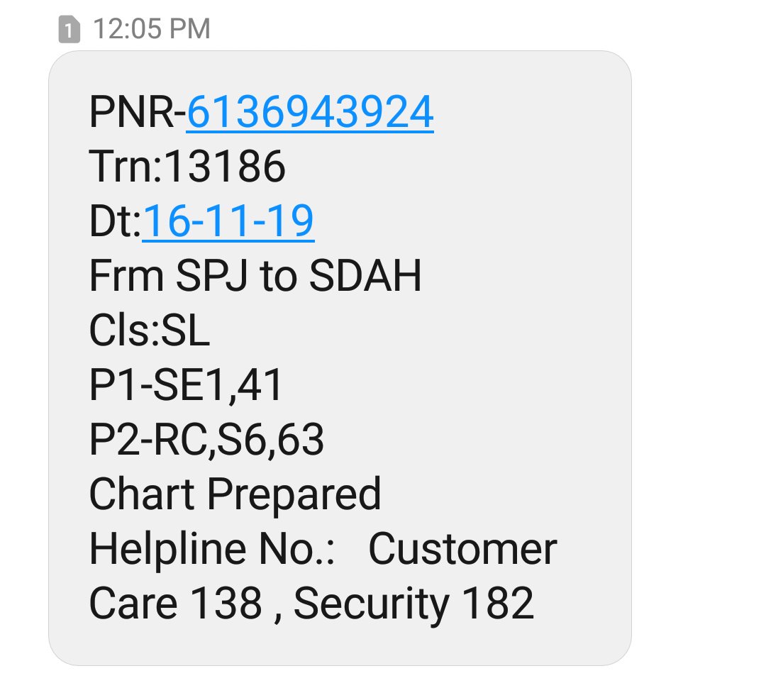 Bhaskar (@nitpatna) on Twitter photo Travelling in 13186, SE1 is not connected with all bogies, it is at end of train, with general bogies in between, Could not get my seat verified plus travelling with wife , how is it possible <a href="/drmspj/">Sean Jackson</a> <a href="/srdcmspj/">Sr DCM Samastipur</a> <a href="/PiyushGoyal/">Piyush Goyal</a> <a href="/RailMinIndia/">Ministry of Railways</a> Travelling in 13186, SE1 is not connected with all bogies, it is at end of train, with general bogies in between, Could not get my seat verified plus travelling with wife , how is it possible <a href="/drmspj/">Sean Jackson</a> <a href="/srdcmspj/">Sr DCM Samastipur</a> <a href="/PiyushGoyal/">Piyush Goyal</a> <a href="/RailMinIndia/">Ministry of Railways</a>