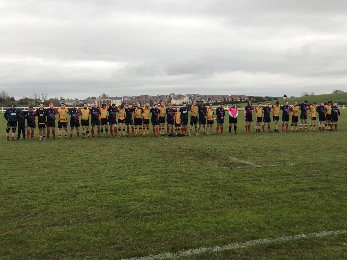 ⁦<a href="/creighton_rufc/">CreightonRUFC</a>⁩ ⁦<a href="/WindermereRUFC/">Windermere RUFC</a>⁩ and ref Graham Kidd pay respects to James Addyman.  ⁦<a href="/KeswickRugby/">Keswick Rugby Club</a>⁩