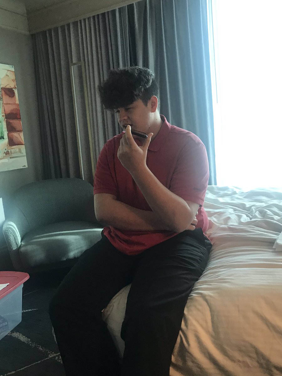 Phone calls home are always exciting especially when you get to announce you are in the top 3! #knifeskills #pastryartstechnicaldecorating #top3 #2019NFC #campusculinary #fcs <a href="/kansasfccla/">Kansas FCCLA</a> @kansas_fccla @haysville261 @campushighfccla  #usd261derful