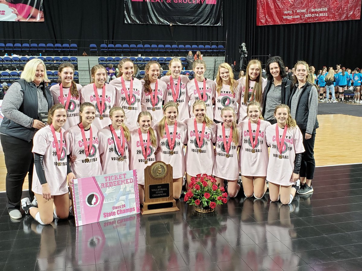 volleyballwc's tweet image. 2019 State Champions 🏆 
#glorytogod