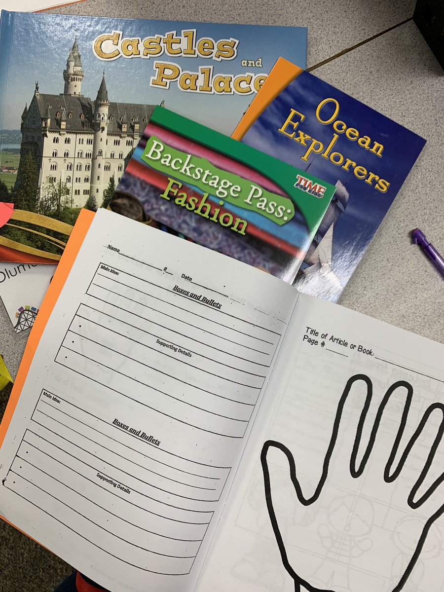 msestrada108's tweet photo. We are getting a good grasp on finding the main idea in our nonficfion books! #GoOKEKoalas #iteachthird https://t.co/rRkXlCRb8O