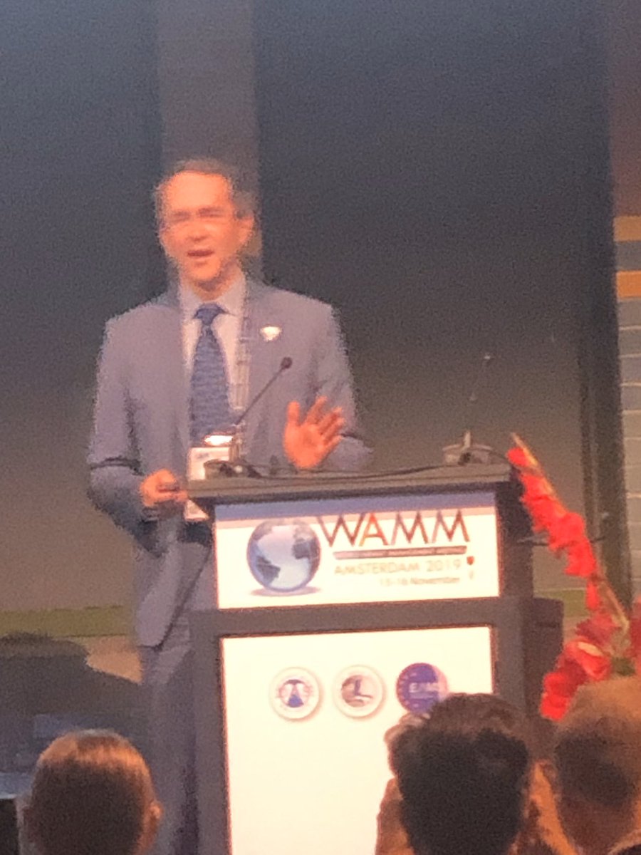 Dr. Hugh Hemmings presenting at WAMM 2019. The most important Airway Papers from BJA 2015-2019. #Wamm2019 #WCM @BJAJournals @RalphSlepian @WCMAnesthesia @HughHemmings #WAMMsterdam