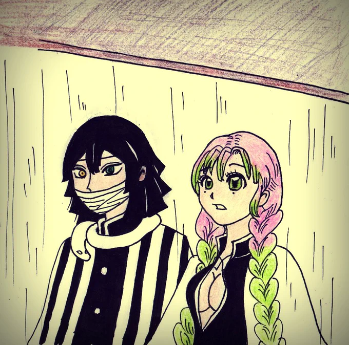 #おばみつ版深夜の真剣60分一本勝負【お題/遣らずの雨】このままずっと止まなければいいのに…… 