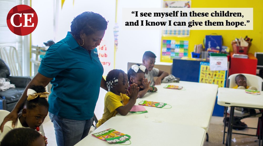 CathExtension's tweet photo. Growing up in an underserved neighborhood, Pam Morgan felt lost, lonely and hopeless. But after finding support through @CRI_WeCare, she is a now a leader in her community. Learn how its founder, Mack McCarter, has helped transform lives: https://t.co/bj50DUx1CJ. @cathconnection https://t.co/tucjsH5Sgs
