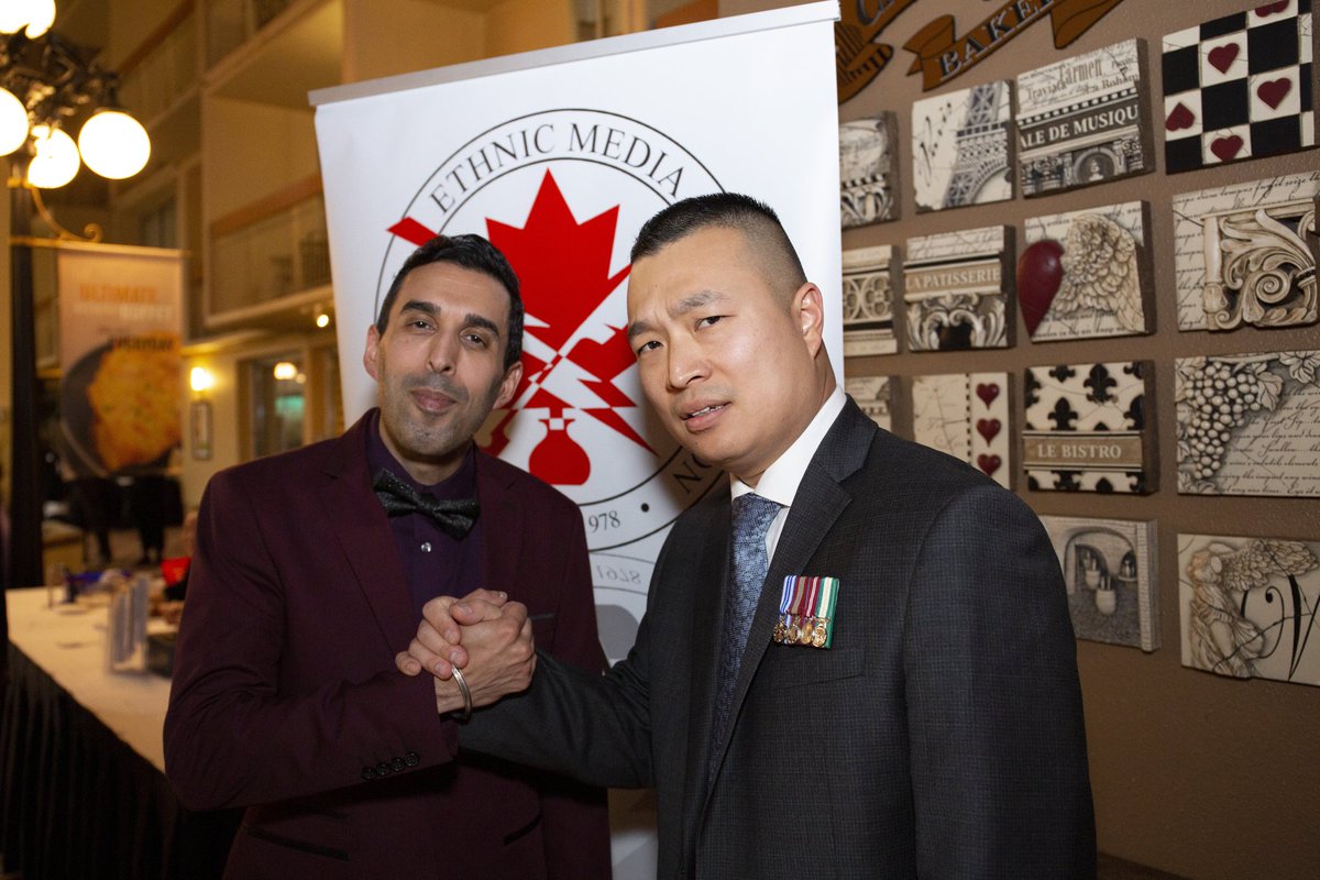 Bad boys at the 2019 CEMA Awards with MC <a href="/raouljuneja/">Raoul Juneja</a>