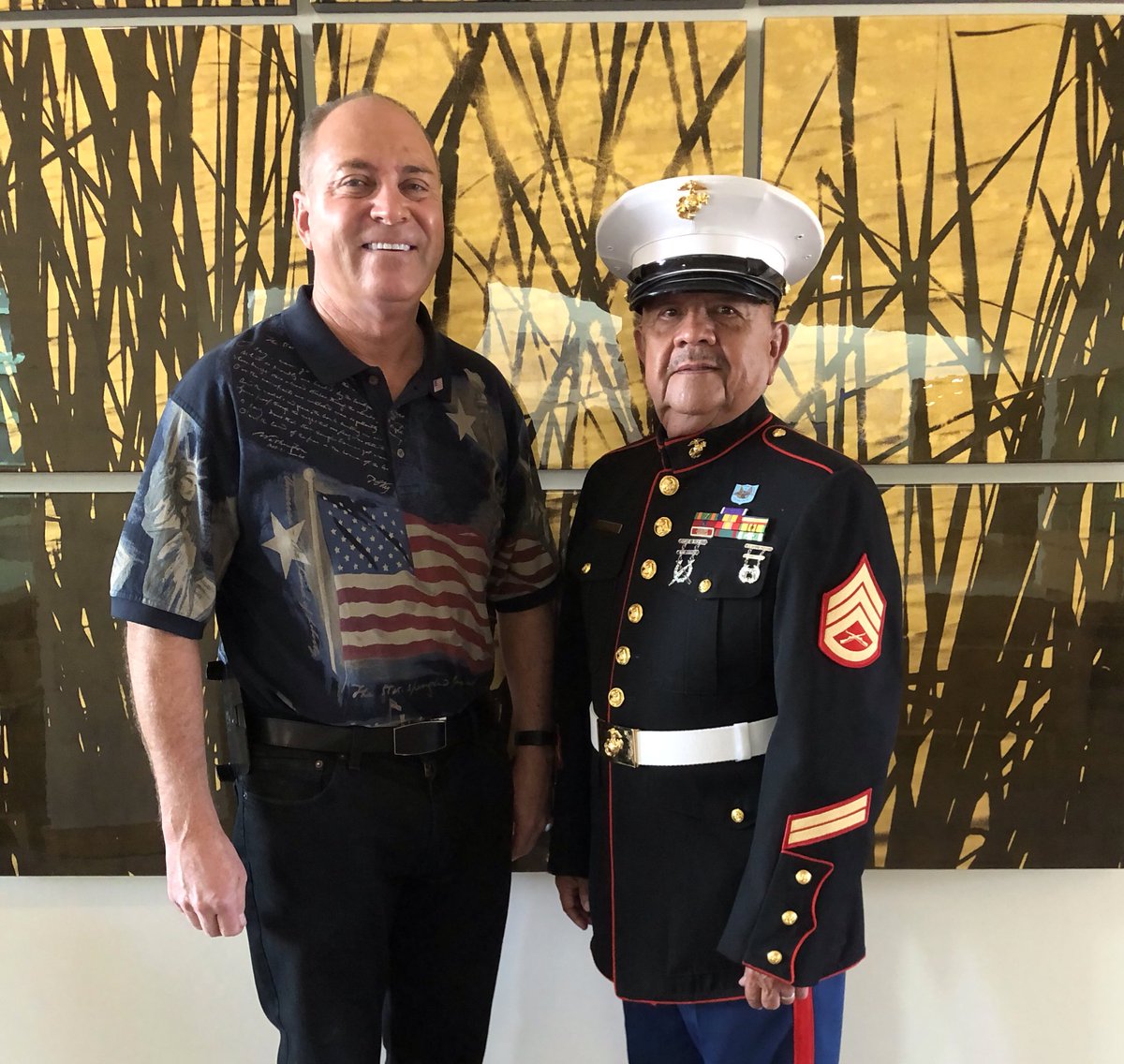 Honored to know #USMC Retired Staff Sergeant Aaron Garcia.
Thank you for your service. #indio