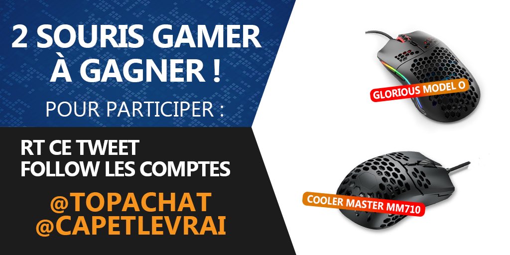 Capetlevrai's tweet image. [CONCOURS] Je vous parlais de ces souris comme les meilleures dans ma vidéo : youtu.be/ntExQJlBVIs avec @Topachat on vous les fait gagner !

Pour participer :
RT + Follow @TopAchat  &amp;amp; @Capetlevrai 

2 gagnants, TAS le 20/11 🎁