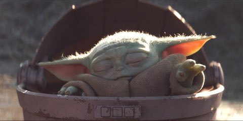 GraemeMoore's tweet photo. He protec. He atac. He also take nap.

#BabyYoda https://t.co/RN9N3pT6Mo