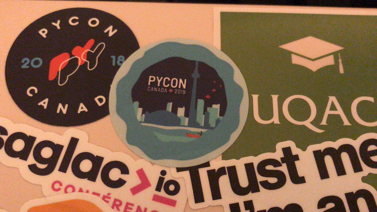 Eradash's tweet image. Stickers!!!! 🤩🤩#PyConCA2019