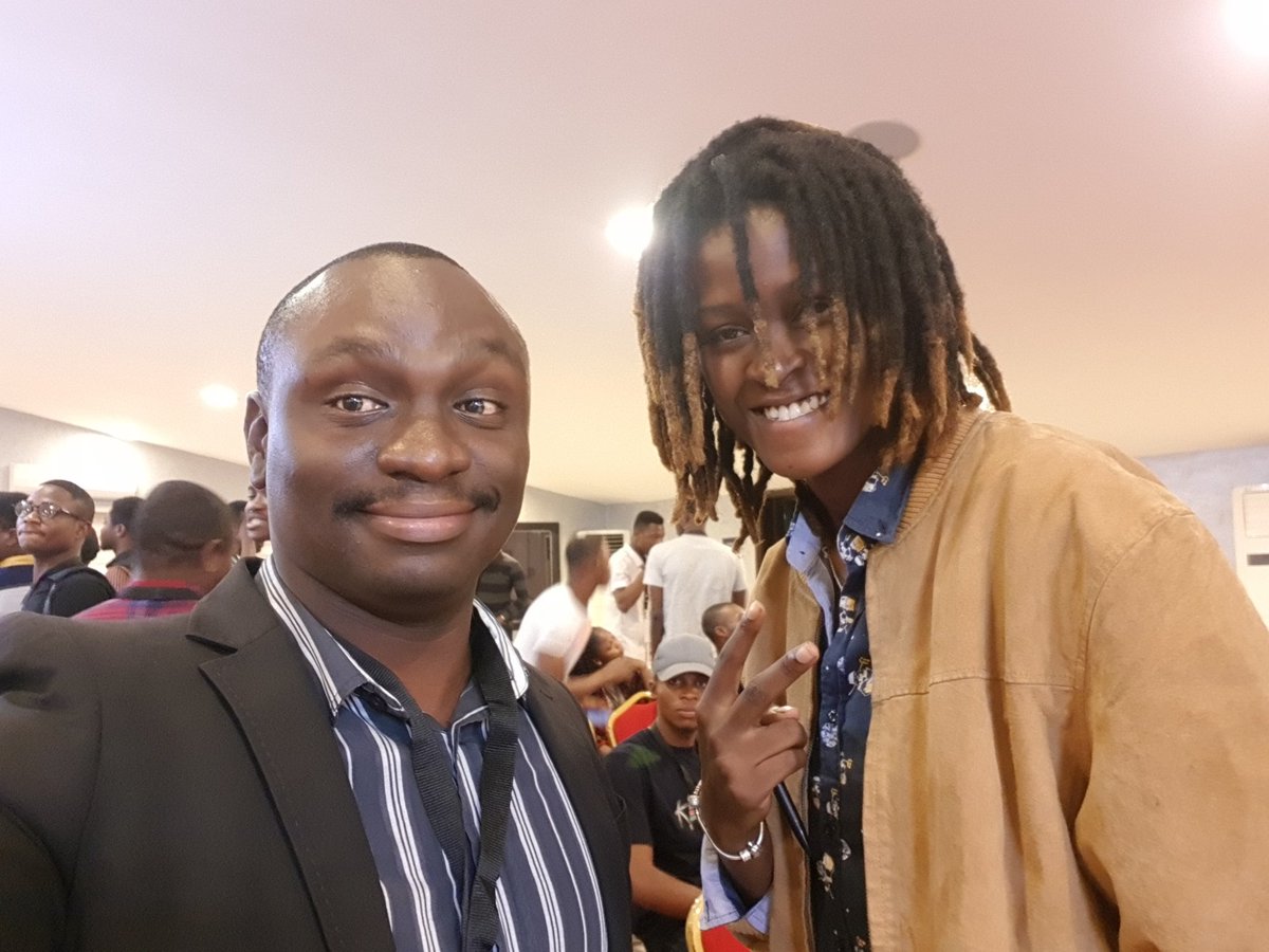kheme's tweet image. Look who I ran into at #LaravelNigeria
#Pusher #AboutYou