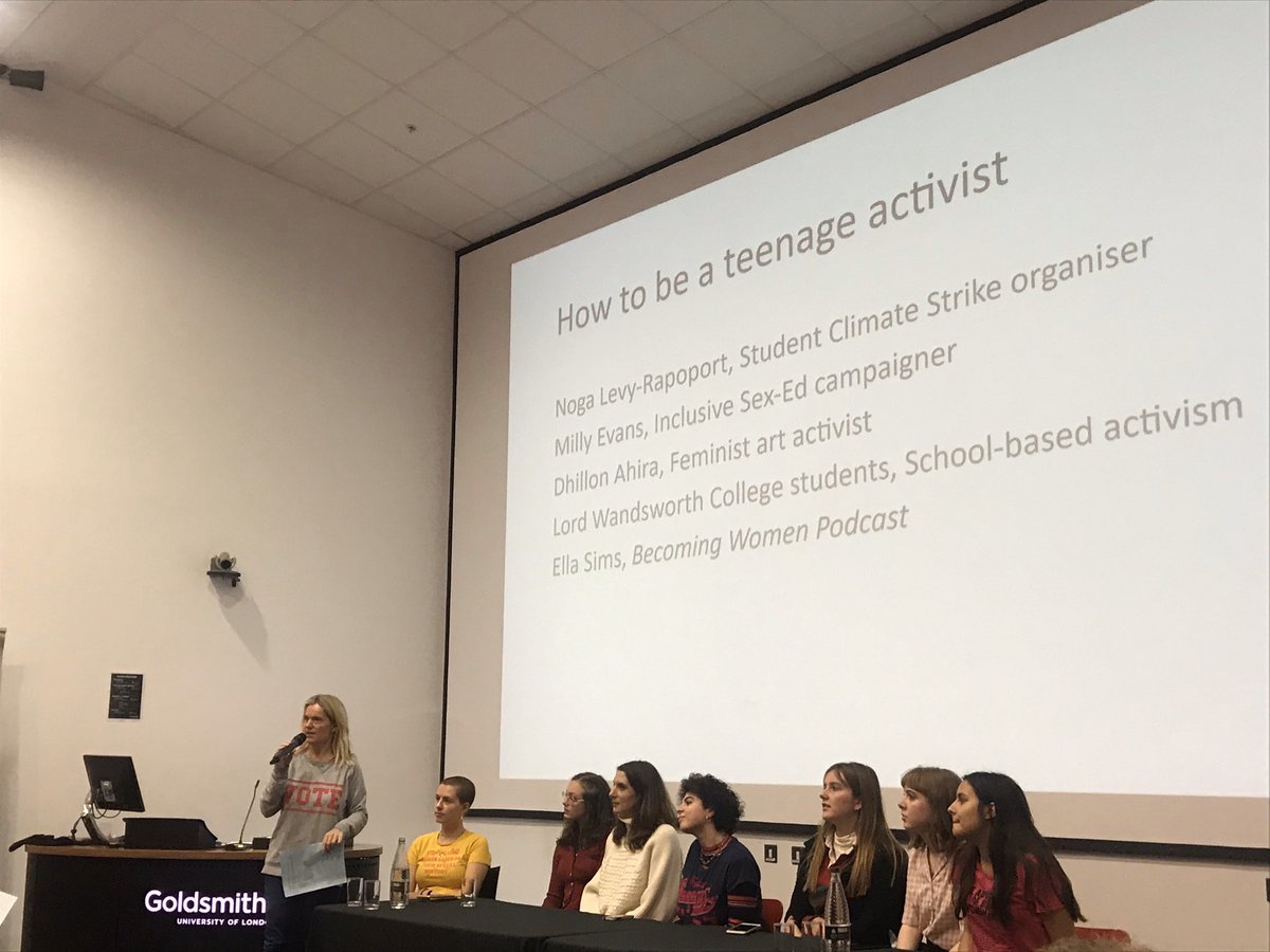 A great day speaking on a panel with inspiring teenage activists today at the #FeminismInSchools Conference 
#feminism #activism #sexeducation #becomingwomen