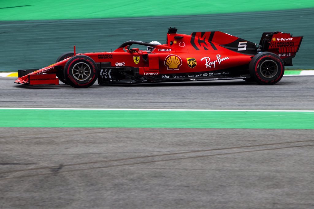 Vettelteam5's tweet image. #BrazilianGp | FP3 results 🏎🇧🇷
.
#Seb5 P4
Time: 1:08.664 (+0.334)
Tyres: Softs 🔴
.
#F1