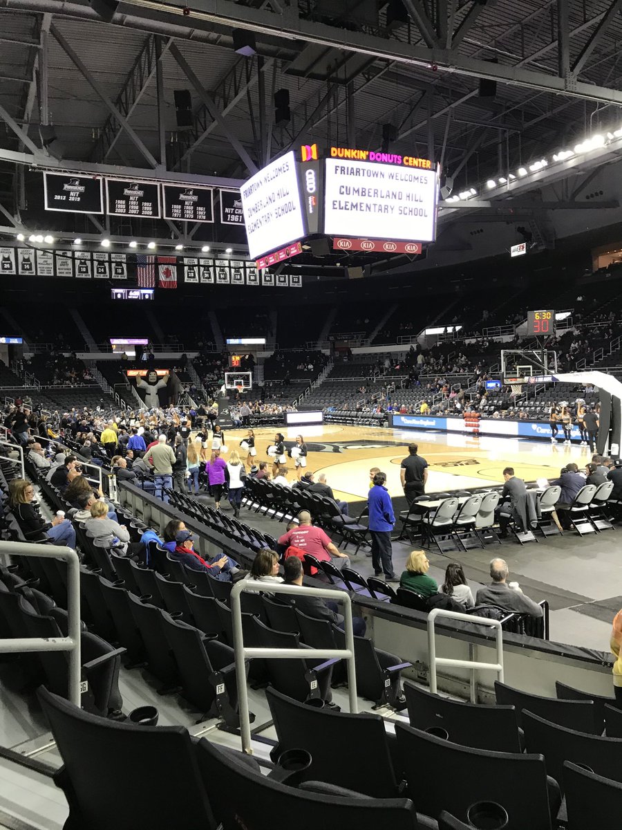 Hoopgreen's tweet photo. The early view from section 104 row KK Seats 5,6. @PCAthletics #FriarOvertime. #LetsGoFriars. https://t.co/SiEfjF4gsN