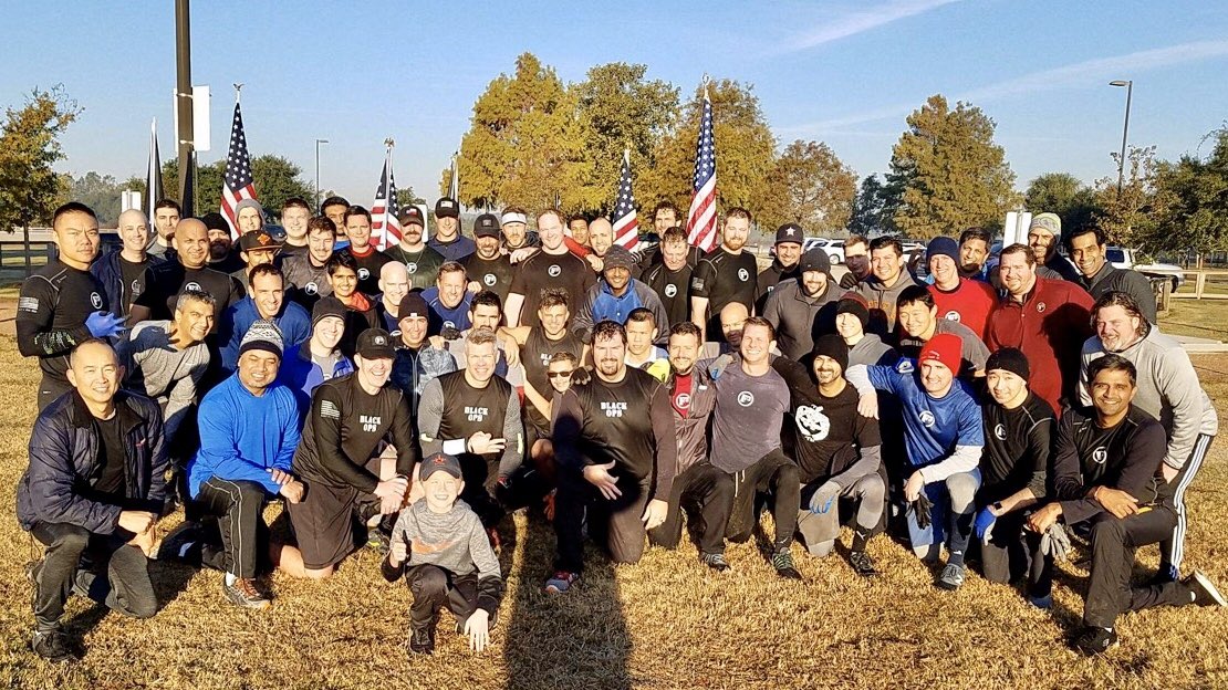 60 Pax (2 FNGs) posted @  #TheRocket for a special #TheMarathonBlackOps Beatdown this morning. It was a fabulous morning filled with all 3 Fs. 

TClaps to all the Qs for the flawless planning and execution - Aye!

#F3Counts