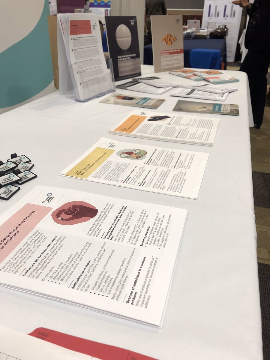 ChooseWiselyMB's tweet photo. Day two of the Nurse Practitioner Association of Manitoba Conference. Stop by our booth and learn how you can incorporate #ChoosingWisely into your care! #NPAM https://t.co/jmmmewieS9