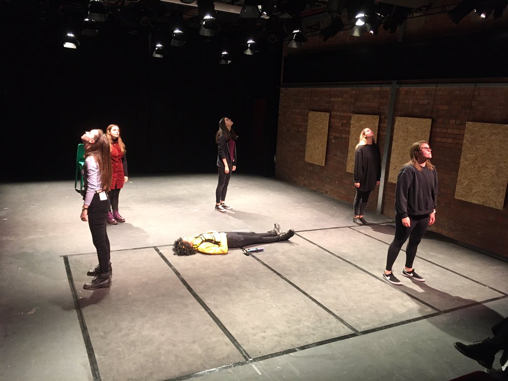 Tech done for tonight’s scratch at @LeedsPlayhouse! Really looking forward to it #leedsyoungcompany #youngcreatives #scratchperformance #newwriting #devised #leedstheatre  #furnacefestival