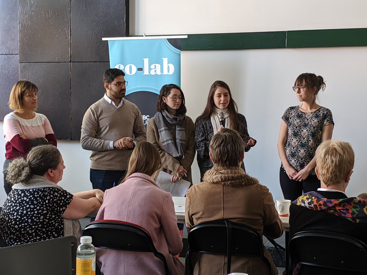 comms_gary's tweet photo. The pitch for @UBishops Co-Lab team!
#COLABqc Innovation Challenge @CBCQuebec https://t.co/a8P6C1Qkyh