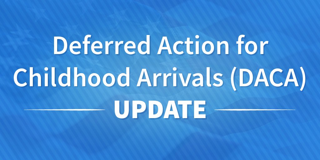 USCIS on Twitter: &quot;We&#39;ve released updated data on arrests of illegal aliens  who request Deferred Action for Childhood Arrivals (DACA). The data  contains both criminal and civil information on those approved and