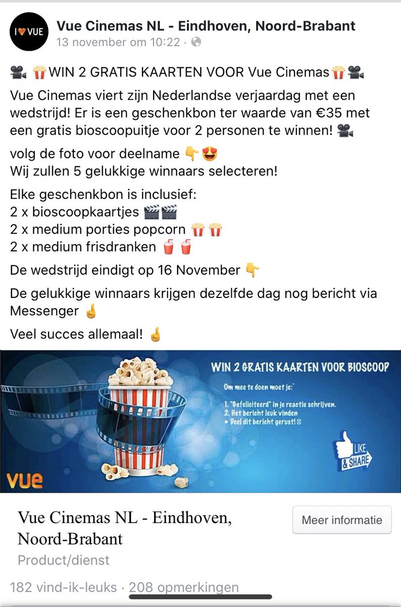 Momenteel gaat er vanuit onze naam onderstaand bericht rond op Facebook. Dit bericht is niet afkomstig vanuit ons officiële kanaal. Momenteel zijn wij bezig dit probleem op te lossen, wij raden iedereen aan om niet op de link te drukken en niet uw gegevens in te vullen.